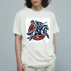 jyabajyaのインディアンくん Organic Cotton T-Shirt