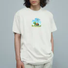 カメ好き屋のかめさん Organic Cotton T-Shirt