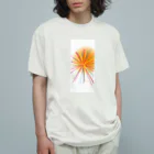 桜の葉っぱのビタミン オーガニックコットンTシャツ