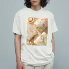 AQUAMETAVERSEの小物入れ、可愛い　なでしこ1478 オーガニックコットンTシャツ