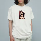 inoken_の黒髪美女 Organic Cotton T-Shirt