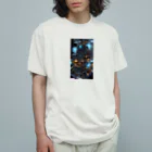 gomaabura1213の電子回路 オーガニックコットンTシャツ
