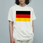 お絵かき屋さんのドイツの国旗 オーガニックコットンTシャツ