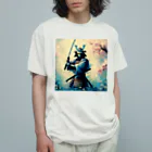 rain-bow88の絵画のような侍シリーズ オーガニックコットンTシャツ