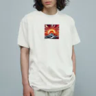 yu-ki213の旭日旗 オーガニックコットンTシャツ