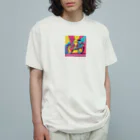 NeoPopGalleryのPOPART bicycle Organic Cotton T-Shirt