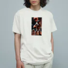 SwishStyle のバスケ宇宙時代 Organic Cotton T-Shirt