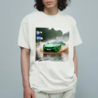 the blue seasonの雨の疾走 Organic Cotton T-Shirt
