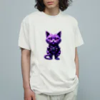 メロンパン猫の宇宙に連れてってくれる猫 Organic Cotton T-Shirt