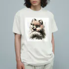 くれよんハウスのくれよんポメ振返り Organic Cotton T-Shirt