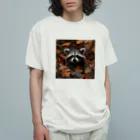 Raccoon Cool PlanetのRaccoon Cool Planet オーガニックコットンTシャツ