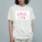 HigasaのLove me オーガニックコットンTシャツ