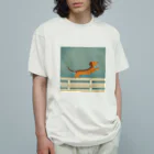 スタアショップの柵越えダックス オーガニックコットンTシャツ