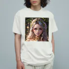 GOLD   of   Dragonsのfées des fleurages Organic Cotton T-Shirt