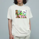 yukie8139の二人の妖精 オーガニックコットンTシャツ