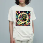 RISE　CEED【オリジナルブランドSHOP】の金運ドラゴン Organic Cotton T-Shirt