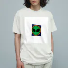 norimitu-の宇宙人2 オーガニックコットンTシャツ