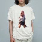 ヴィヴィオの膝をつく Organic Cotton T-Shirt