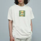 なべなべSHOPの牛のケイン Organic Cotton T-Shirt