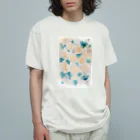 立川沙紀とフルーティーpuppiesのチューリップの絵 Organic Cotton T-Shirt