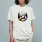 shime_savaの焚火とキャンプとバイクと Organic Cotton T-Shirt