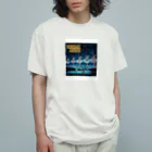 GimamuraのMidnight Sonata オーガニックコットンTシャツ