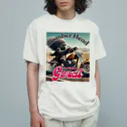 Donky Goriのボンバーヘッド1 Organic Cotton T-Shirt