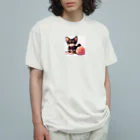 ケモ耳男子のチワワ君 母の日 オーガニックコットンTシャツ