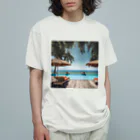 KAZAGULIのリゾートライフ Organic Cotton T-Shirt