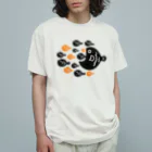 mincruのお魚さんは大家族 Organic Cotton T-Shirt