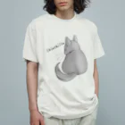 Naruseの後ろ向きチンチラ Organic Cotton T-Shirt