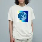 noiSutoaの青いボールの神秘的な美しさ Organic Cotton T-Shirt