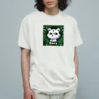 rapis88のやきもち白虎 オーガニックコットンTシャツ