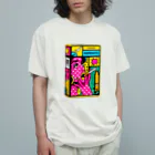 わっふるアートのネオ・シガレットボックス Organic Cotton T-Shirt