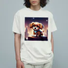 Void Dogの目が輝くかわいい小型犬が登場🐶✨ Organic Cotton T-Shirt