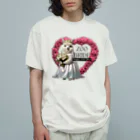 ZKBクエストSHOPのZOO BRIDE（アルパカ③） オーガニックコットンTシャツ