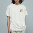 キャラビズの元気なクマきち オーガニックコットンTシャツ