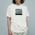 kawattiの画像店の雲に占領された青空 Organic Cotton T-Shirt