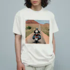 the blue seasonの無限の地平線へ向けて オーガニックコットンTシャツ