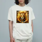 kenny777のゴールドライオン オーガニックコットンTシャツ