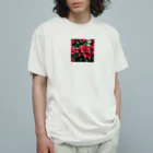 yohiti193の赤いポインセチア Organic Cotton T-Shirt