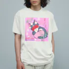 きなこのHappy Lifeのまったりネコ Organic Cotton T-Shirt