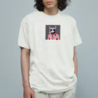 チャランコの部屋のダンディーねこさん Organic Cotton T-Shirt