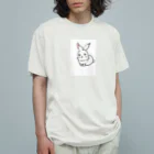 yuki_mayのKIDS RABBIT_1 Organic Cotton T-Shirt