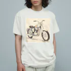 lamptreeのオートバイのビンテージ Organic Cotton T-Shirt