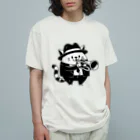 age3mのジャズキャット オーガニックコットンTシャツ