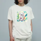 いちごソーダのコアラのクローバー Organic Cotton T-Shirt