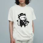 age3mのサックスプレイヤーキャット Organic Cotton T-Shirt