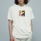 鈴木敏夫のジーパンがかわいいねー犬には　お似合いかも Organic Cotton T-Shirt