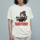 Stylo Tee Shopのネクロマンサーのネコさんのカレーパーティー オーガニックコットンTシャツ